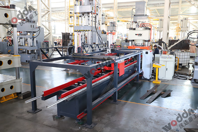 400噸錨杆托盤液壓機+送料機